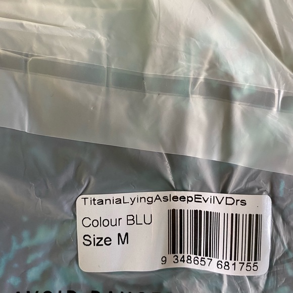 Blackmilk “TITANIA LYING ASLEEP EVIL V DRESS” Size Medium M NWT - Picture 12 of 15